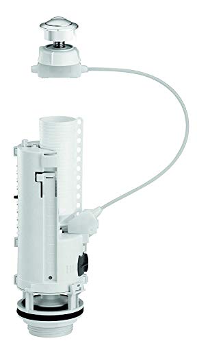 Válvula de descarga de la marca Siamp, modelo Optima, 470 mm con salida de 5,08 cm, color blanco
