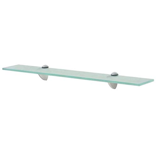 vidaXL Estante Flotante de Cristal Medidas 60x10 cm Grosor del Vidrio 8 mm Claro vidaXL Estante Flotante de Cristal Medidas 60x10 cm Grosor del Vidrio 8 mm Claro