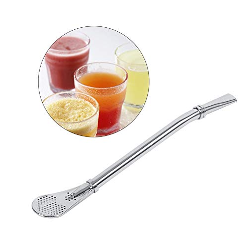 Vobor Yerba Mate Bombilla Calabaza Beber Pajitas con Filtro - Cuchara para Tomar Hojas De Té Sueltas Infusor Barware Colador Pajitas para Beber Mate De Calabaza, 8.5 '' De Largo (22 Cm) Vobor Yerba Mate Bombilla Calabaza Beber Pajitas con Filtro - Cuchara para Tomar Hojas De Té Sueltas Infusor Barware Colador Pajitas para Beber Mate De Calabaza, 8.5 '' De Largo (22 Cm)