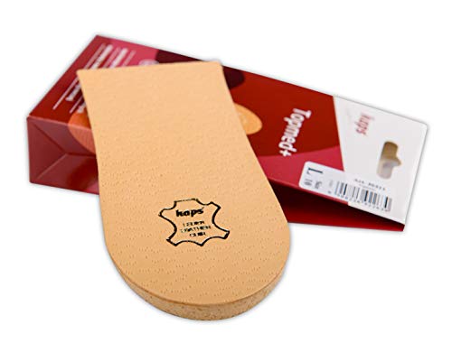 1 x Elevador de talón, Almohadilla para el Talón, Cuña ortopédica, Varias anchuras y alturas, Funda deCcuero, Kaps Topmed Plus, 1 pieza (altura 10 mm / 0.4 inch -talla M) 1 x Elevador de talón, Almohadilla para el Talón, Cuña ortopédica, Varias anchuras y alturas, Funda deCcuero, Kaps Topmed Plus, 1 pieza (altura 10 mm / 0.4 inch -talla M)