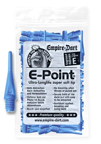 100 EMPIRE E-Point Punta dardos 2 BA corto(azul