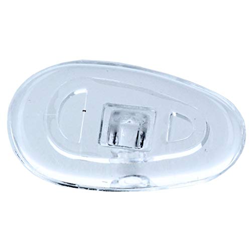 2 pares (4 unidades) de almohadillas de nariz y gafas – Sistema de tornillo de silicona, diferentes tamaños (gota 13 mm)