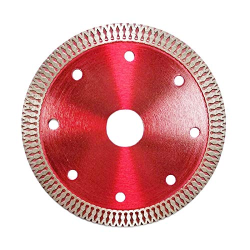 2 unids 110 mm Diamante delgado Hoja de sierra Circular Disco para Cerámica Mármol Concreto Tile Tile Cutting Discs ZRONG