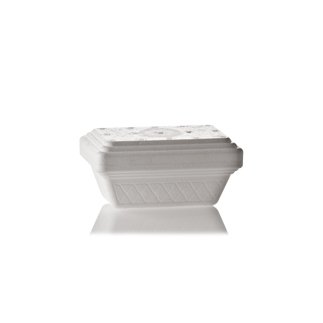 20 recipientes térmicos de 500 cc para llevar helado, color blanco, 17,5 x 11,5 x 8 cm (alt.), sellados, con resistencia térmica de una hora aproximadamente