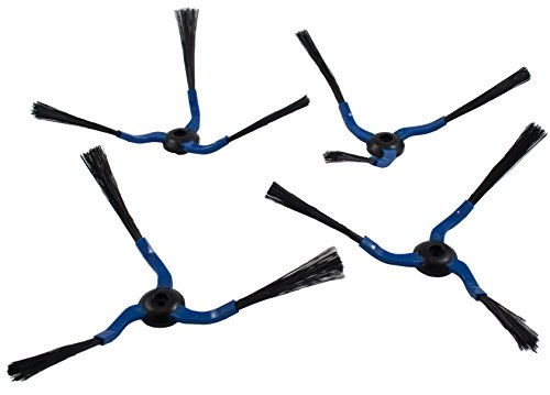 4 cepillos laterales de alta calidad Hannets para modelos Navibot VCR 8847, 8848, 8849, 8850, 8855, 8857, 8875, 8877, 8895, 8990 Samsung Navibot Sauroboter cepillos I Navibot accesorios de Hannets®