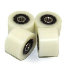 4 rodillos de poliamida de nailon de 30 mm de diámetro, 20 mm de ancho, rodamientos de 6 mm, mecanizados precisamente en la UE (30-20-6) 4 rodillos de poliamida de nailon de 30 mm de diámetro, 20 mm de ancho, rodamientos de 6 mm, mecanizados precisamente en la UE (30-20-6)