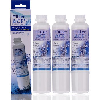 ACE+ FA-0085U - Paquete de 3 - Filtro de agua frigorífico compatible con Samsung DA29-00020B, HAF-CIN/EXP, HAF-CIN, HAFCIN, DA97-08006A-B, DA97-08006A-E Cartucho filtrante refrigerador, nevera, frigo