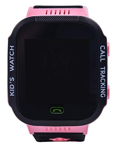 Aivtalk Reloj Inteligente para Niños con GPS Pantalla Táctil SOS Compatible iPhone Despertador Rosa