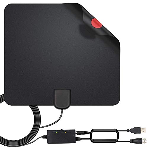 Antena TV Digital para Interiores de Alcance de 300KM,Antena TV Interior Amplificador con Cable Coaxial de 5M,Antena Interior 4K 1080P Ultra HD VHF UHF y Cable coaxial de Antena de TV Digital Antena TV Digital para Interiores de Alcance de 300KM,Antena TV Interior Amplificador con Cable Coaxial de 5M,Antena Interior 4K 1080P Ultra HD VHF UHF y Cable coaxial de Antena de TV Digital