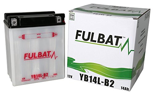 Batería FULBAT YB14L-B2 12V 14Ah 190A Largo: 134 x Ancho: 89 x Alto 166 (mm)
