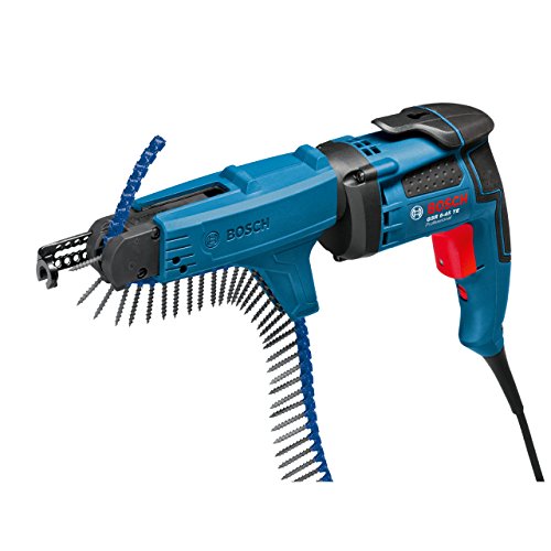 Bosch Professional GSR 6-45 TE + MA 55 - Atornillador para placa de yeso (701 W, 12 Nm, Hexágono interior de 1/4", en L-BOXX) Bosch Professional GSR 6-45 TE + MA 55 - Atornillador para placa de yeso (701 W, 12 Nm, Hexágono interior de 1/4", en L-BOXX)
