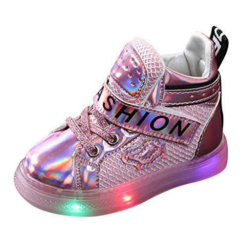 Botines Casuales Led NiñOs Y NiñAs Zapatillas Antideslizantes Zapatillas De Deporte Zapatos Luminosos Lentejuelas Zapatos Planos Halloween/Navidad/AñO Nuevo Regalo/Zapatos De Fiesta De CumpleañOs