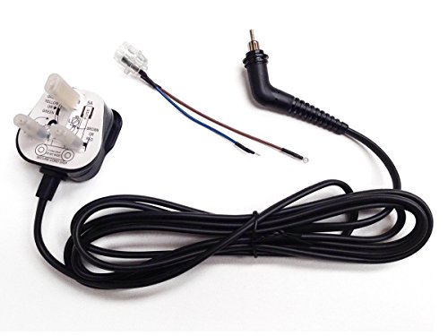 Cable de alimentación compatible con GHD 5.0 Gold Series MK5 con conector + enchufe británico