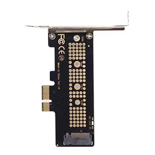 Cablecc Tarjeta adaptadora PCI-E 3.0 x4 de perfil bajo a M.2 NGFF M-Key SSD Nvme AHCI PCI Express