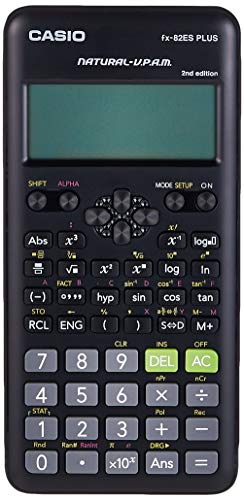Casio Fx-82es Fx82es Plus Bk Display Scientific Calculations Calculator with 252 Functions by Casio
