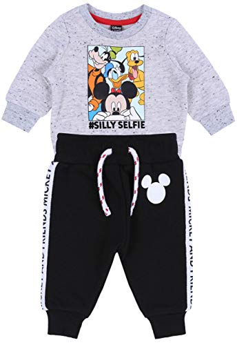 Conjunto: Pantalones + Sudadera Mickey Mouse Disney 9-12 m 80 cm