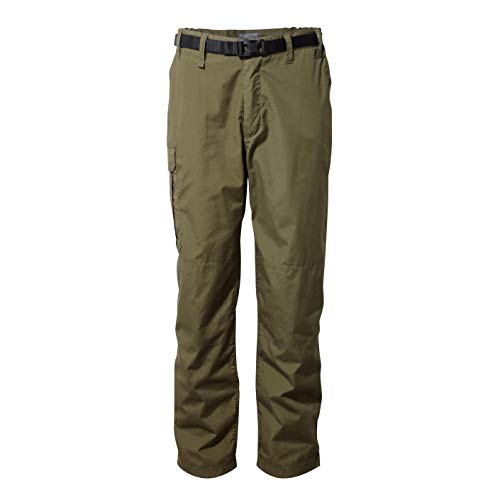Craghoppers Classic Kiwi – Pantalones para Hombre, Color Verde Oscuro, Talla 38/31