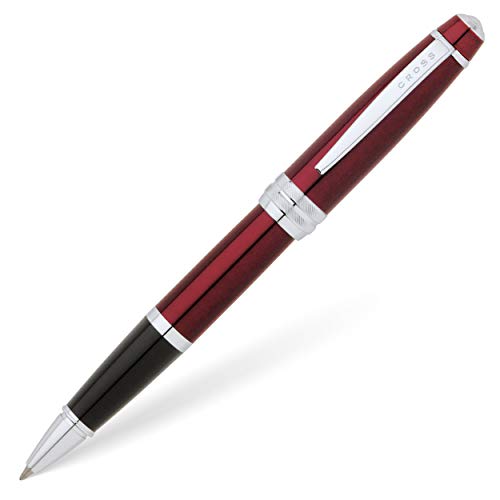 Cross Bailey - Bolígrafo (lacado, detalles en cromo, incluye recambio de tinta), color rojo