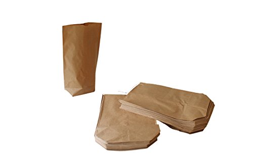 Cruz suelo bolsas de papel – Marrón – Cabello circonitas – 14,5 x 21 cm para 0,5 kg – diferentes cantidades