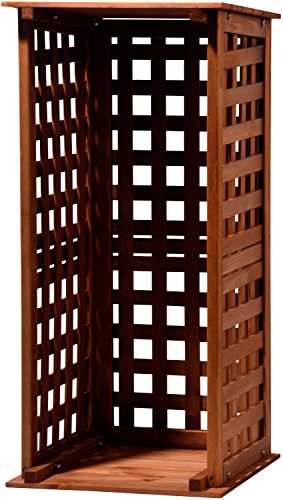 dobar 29097 FSC Chimenea Madera Estante de Madera para Interior y Exterior en el jardín, marrón, 39 x 39 x 85 cm dobar 29097 FSC Chimenea Madera Estante de Madera para Interior y Exterior en el jardín, marrón, 39 x 39 x 85 cm