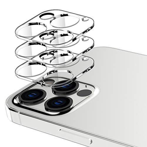 EGV Compatibile con iPhone 12 Pro Max 6.7 Pulgada Protector de Lente de Cámara,3 Pack Cristal Templado