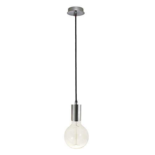 EXO Lighting - Lámpara de techo APRILLA aluminio anodizado E27. Colgante para dormitorios, mostradores, restaurantes