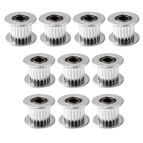 GT2 polea dentada 20 dientes diámetro 3mm ancho de la correa 6mm para impresora 3d(Pack of 10,llave incluida) GT2 polea dentada 20 dientes diámetro 3mm ancho de la correa 6mm para impresora 3d(Pack of 10,llave incluida)