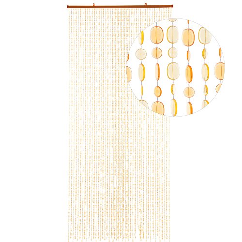 HAB & GUT -DV0224- Cortina para Puertas Oval, Amarillo/NARANA, 90 x 200 cm HAB & GUT -DV0224- Cortina para Puertas Oval, Amarillo/NARANA, 90 x 200 cm