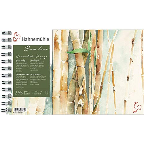 Hahnemühle Carnet de Voyage Bamboo Mixed Media Pad - 15.3x25cm - 15 Sheets
