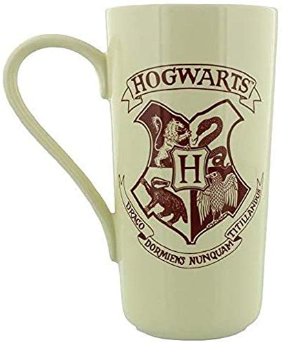 Harry Potter Taza de café, Cerámica, Color Beige, 8 cm