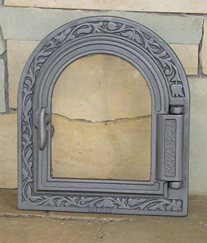 Horno para puerta de hierro fundido 365 x 325, Puerta De Chimenea (Hierro Fundido piedra horno Puerta 716117