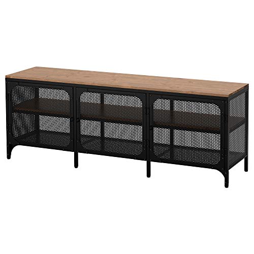 Ikea FJÄLLBO - Mueble para TV, color negro