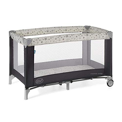Innovaciones MS 630133- Cuna de viaje 120 x 60 cm, bebe, incluido colchóncito y bolsa de transporte, de 0+ meses hasta 15 kg, plegado y montaje fácil. Es ligera y estable - Azul/Gris Innovaciones MS 630133- Cuna de viaje 120 x 60 cm, bebe, incluido colchóncito y bolsa de transporte, de 0+ meses hasta 15 kg, plegado y montaje fácil. Es ligera y estable - Azul/Gris