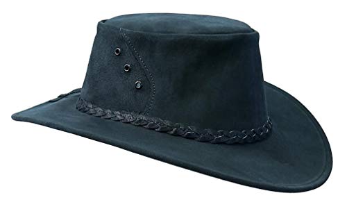 Kakadu Traders Australia Sombrero para exteriores de ante The Alice Negro XL