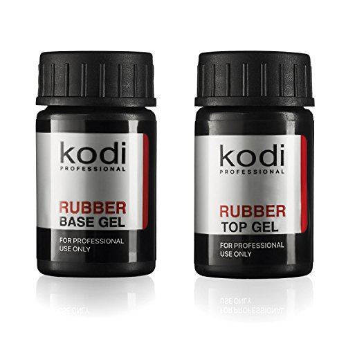 Kodi Professional Set de 14ml Top & Base Coat | Gel Soak Off, Kit para Pulir las Uñas | Para una Capa de Uñas de Larga Duración | Fácil de Usar, No Tóxico y Sin Olor | Curado Bajo Lámpara LED o UV