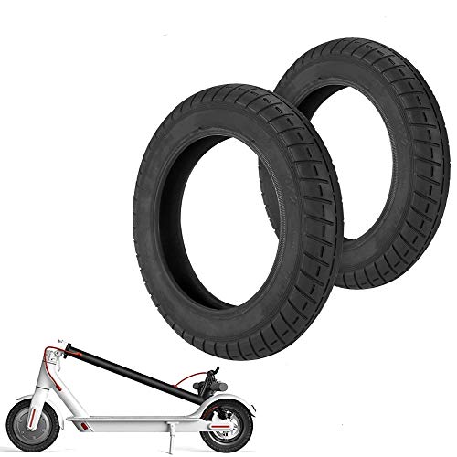 Konesky Neumático 10 pulgadas para Scooter Electrico, Reforma de DIY 10 Pulgadas Ruedas de Reemplazo Antideslizamiento Scooter Eléctrico Compatible con Xiaomi M365 (2 Pieces Negro) Konesky Neumático 10 pulgadas para Scooter Electrico, Reforma de DIY 10 Pulgadas Ruedas de Reemplazo Antideslizamiento Scooter Eléctrico Compatible con Xiaomi M365 (2 Pieces Negro)