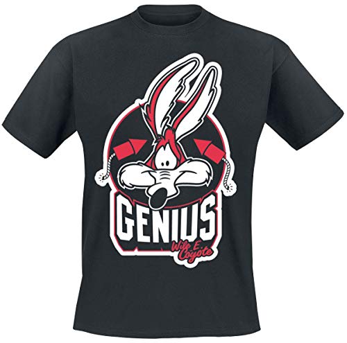 Looney Tunes Genius Camiseta Negro XL