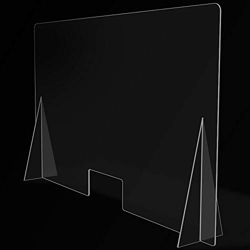 Mampara de Protección para mostradores, Policarbonato/Metacrilato 3/4 mm, Varias medidas (110cm x 75cm) Mampara de Protección para mostradores, Policarbonato/Metacrilato 3/4 mm, Varias medidas (110cm x 75cm)