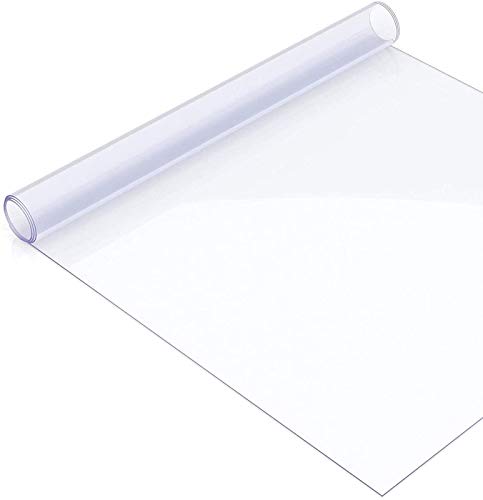 Mantel Transparente Rectangular 0.5mm Grueso Mantel De Plástico Transparente, Impermeable Protector De Mesa Rectángulo Cubierta De Mesa PVC Escritorio Mat(80x120cm/31.5x47.24in)