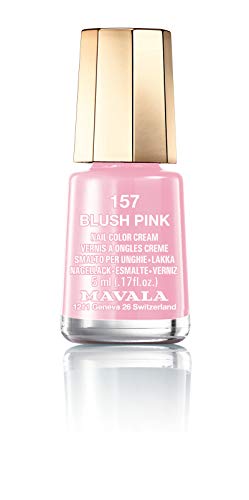 Mavala Mini Colors Pintauñas | Esmalte de Uñas | Laca de Uñas | 47 Colores Diferentes, Color Brush Pink 157 (Rosa Claro), 5 ml