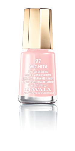 Mavala Mini Colors Pintauñas | Esmalte de Uñas | Laca de Uñas | 47 Colores Diferentes, Color Wichita 97 (Rosa Claro), 5 ml Mavala Mini Colors Pintauñas | Esmalte de Uñas | Laca de Uñas | 47 Colores Diferentes, Color Wichita 97 (Rosa Claro), 5 ml