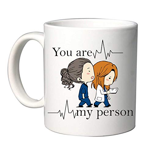 Mr. Gadgets Taza de cerámica con cita de la serie TV You Are My Person