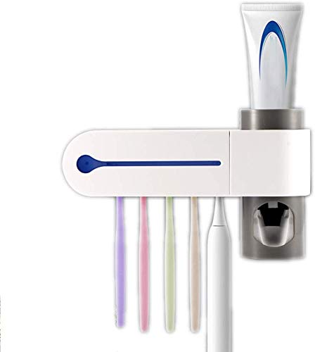N/A NA - Soporte para Cepillo de Dientes, esterilizador de Cepillo de Dientes automático UV Antibacteriano, con conexión USB