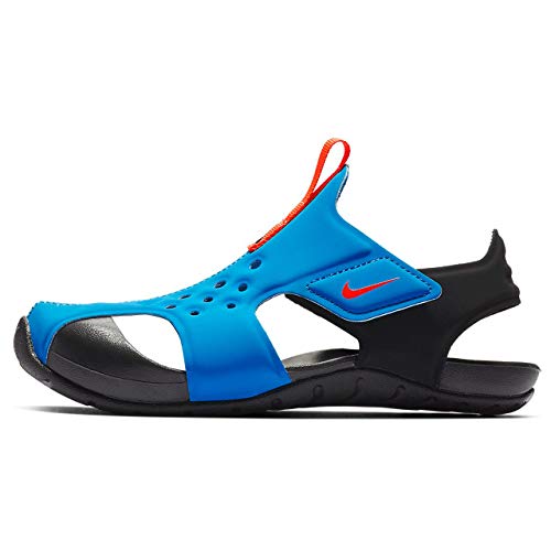 Nike Sunray Protect 2 (PS), Zapatos de Playa y Piscina Niños, Azul (Photo Blue/BRT Crimson/Black 400), 28 EU
