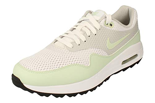 Nike Zapatillas de golf Air Max 1 G para hombre 2020, blanco (Blanco/Jade Aura-neutral Gris-negro), 45.5 EU