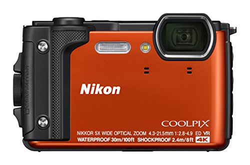 Nikon COOLPIX W300 Cámara compacta 16 MP 1/2.3" CMOS 4608 x 3456 Pixeles Rojo - Cámara digital (16 MP, 4608 x 3456 Pixeles, CMOS, 5x, 4K Ultra HD, Rojo)