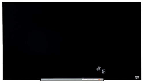 Nobo Pizarra Magnética de Cristal Con Bandeja para Rotuladores Extraíble, 1000 x 560 mm, Sistema de Instalación InvisaMount, Impression Pro, Negro, 1905180 Nobo Pizarra Magnética de Cristal Con Bandeja para Rotuladores Extraíble, 1000 x 560 mm, Sistema de Instalación InvisaMount, Impression Pro, Negro, 1905180