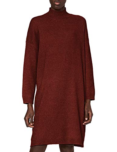 ONLY Carmakoma CARPRIMEUS Tunnel Neck Tunic Dress KNT Vestido, Fired Brick/Detalle: w. Melange, M para Mujer ONLY Carmakoma CARPRIMEUS Tunnel Neck Tunic Dress KNT Vestido, Fired Brick/Detalle: w. Melange, M para Mujer