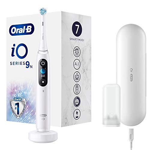 Oral-B iO 9 - Cepillo de dientes eléctrico (tecnología magnética, microvibraciones, 7 programas de limpieza y pantalla a color)