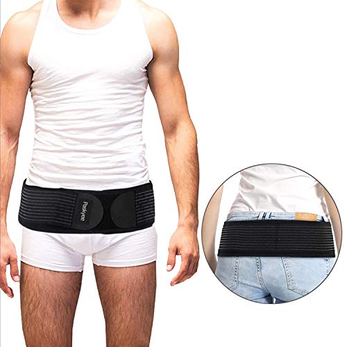 PaskyeeCinturón de Si para mujeres y hombres que alivian el dolor ciático, pélvico, lumbar y de las piernas, estabilizan la articulación SI, antirresbaladizo antirresbaladizo Regula negra PaskyeeCinturón de Si para mujeres y hombres que alivian el dolor ciático, pélvico, lumbar y de las piernas, estabilizan la articulación SI, antirresbaladizo antirresbaladizo Regula negra